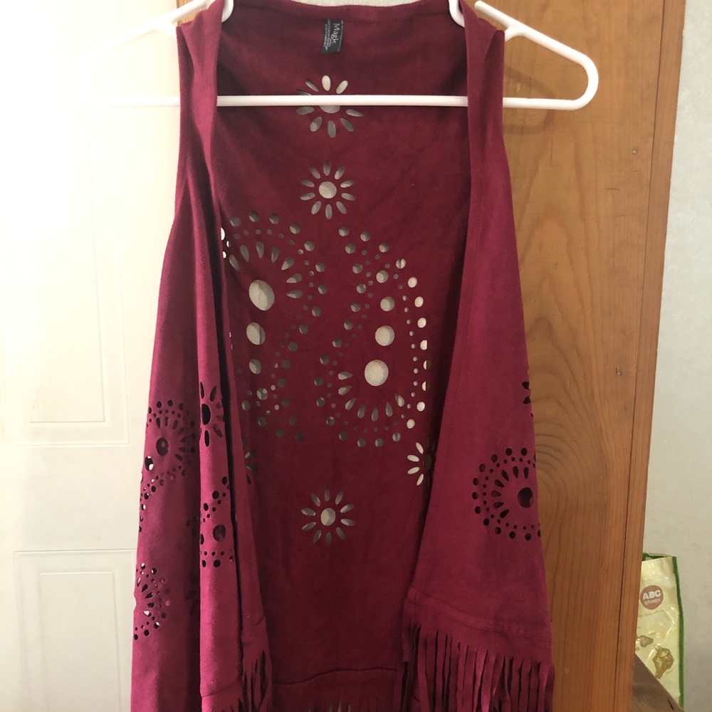 Sleeveless cardigan
